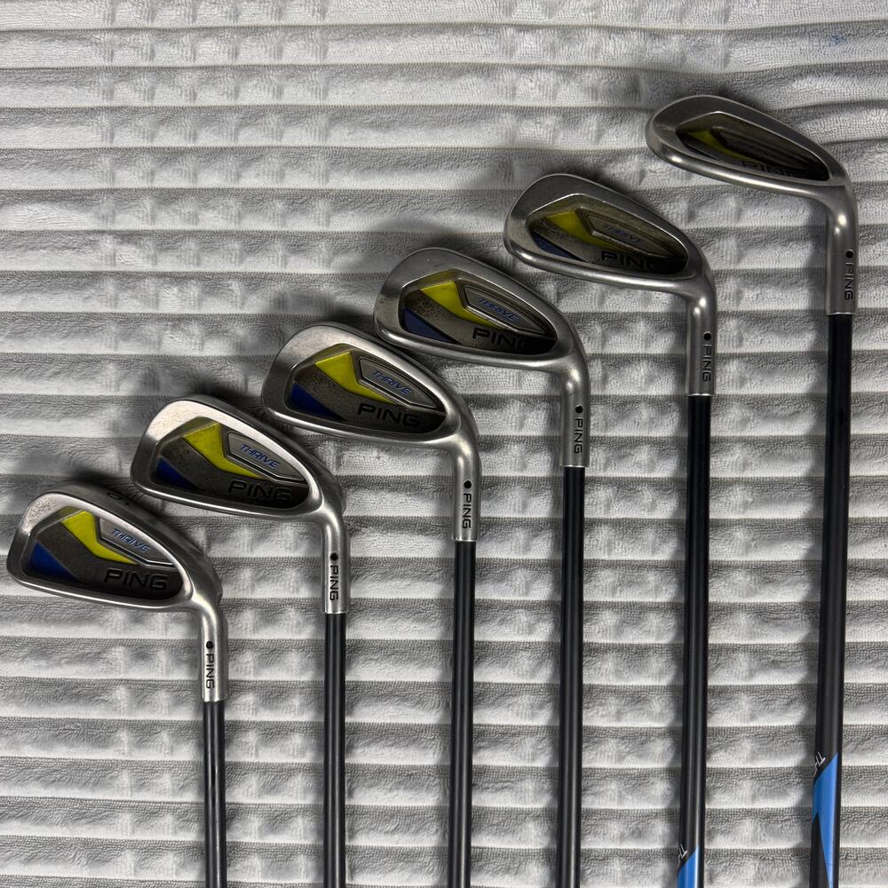 Ping Thrive Iron Set 6-SW Black Dot Thrive Youth Graphite Junior RH
